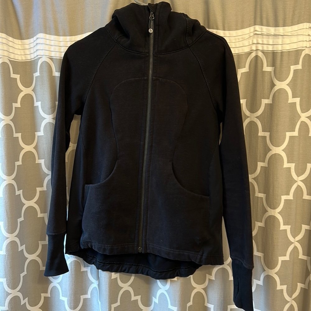 Lululemon Pleat to Street hoodie black SZ 6